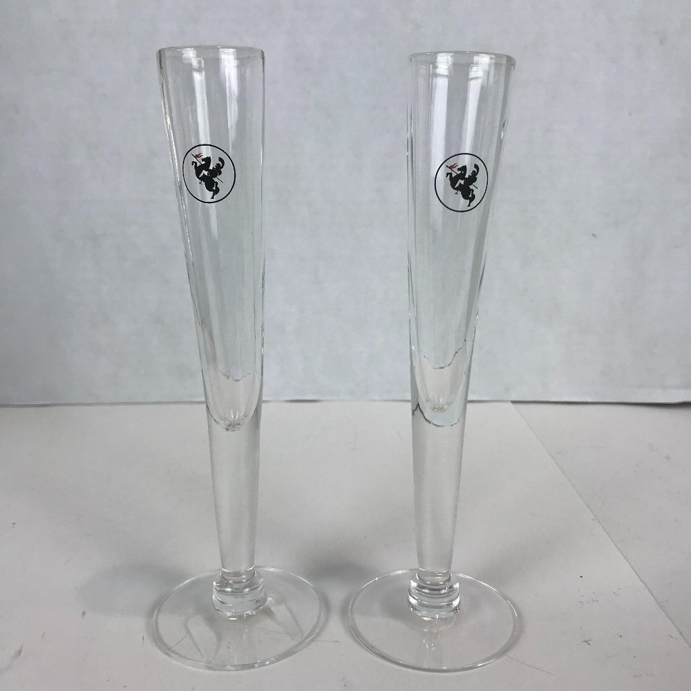 Two piece set of Crystal Stemware, marked